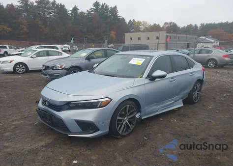 2022 Honda Civic Touring z USA, uszkodzony, nr VIN 2HGFE1F96NH300881